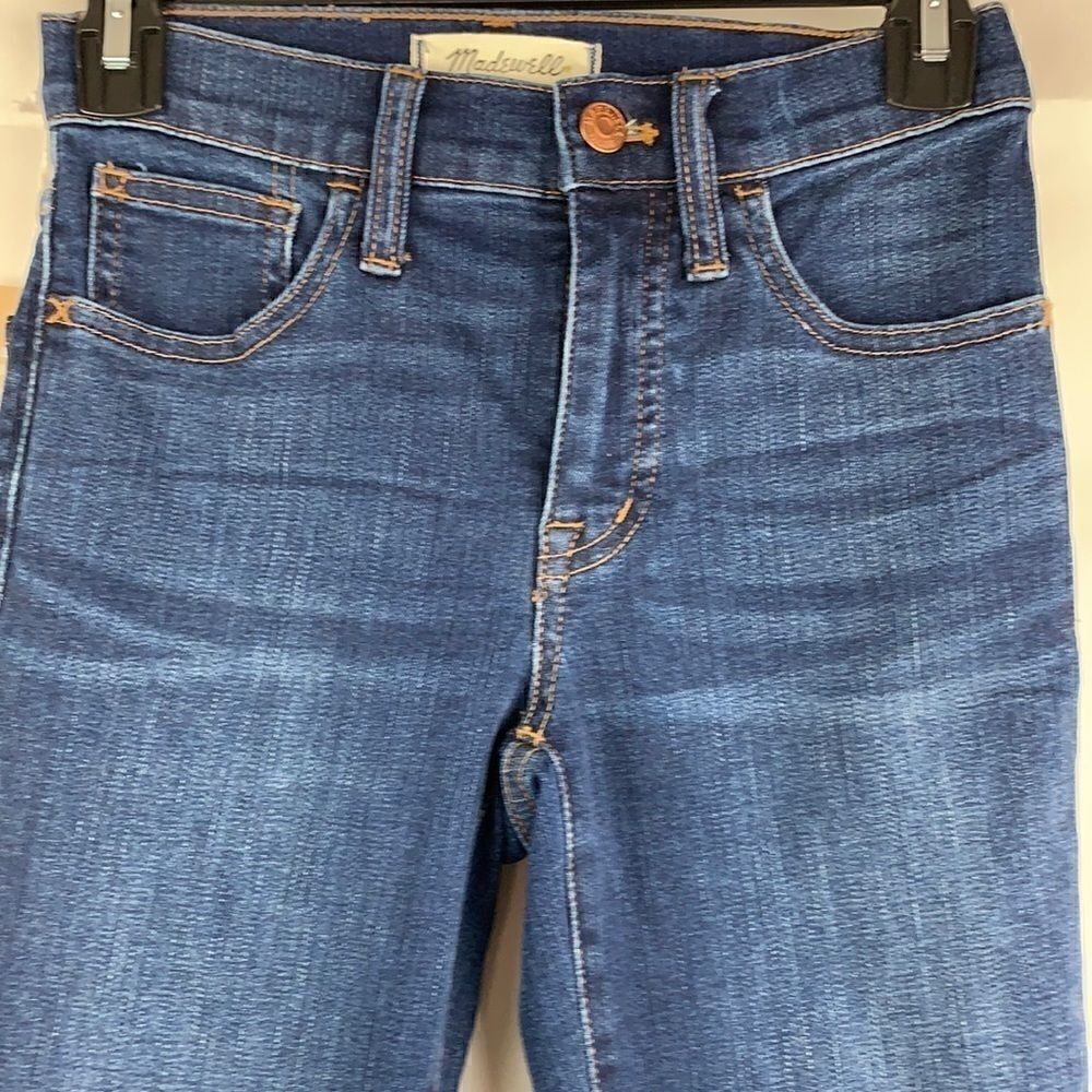 Madewell Roadtripper skinny blue jeans